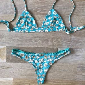 Fun seashell print bikini
